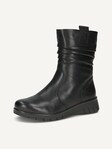 Selected, Caprice, Leather Bootie - black warm lining BLACK NAPPA