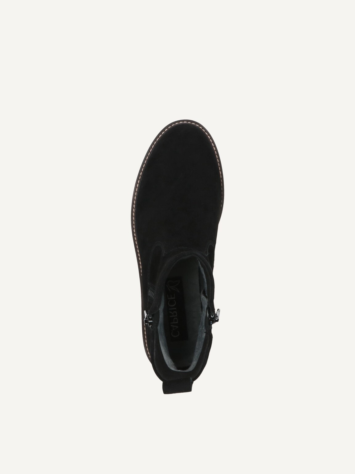 Caprice, Leather Bootie - black BLACK SUEDE, image 5 of 5