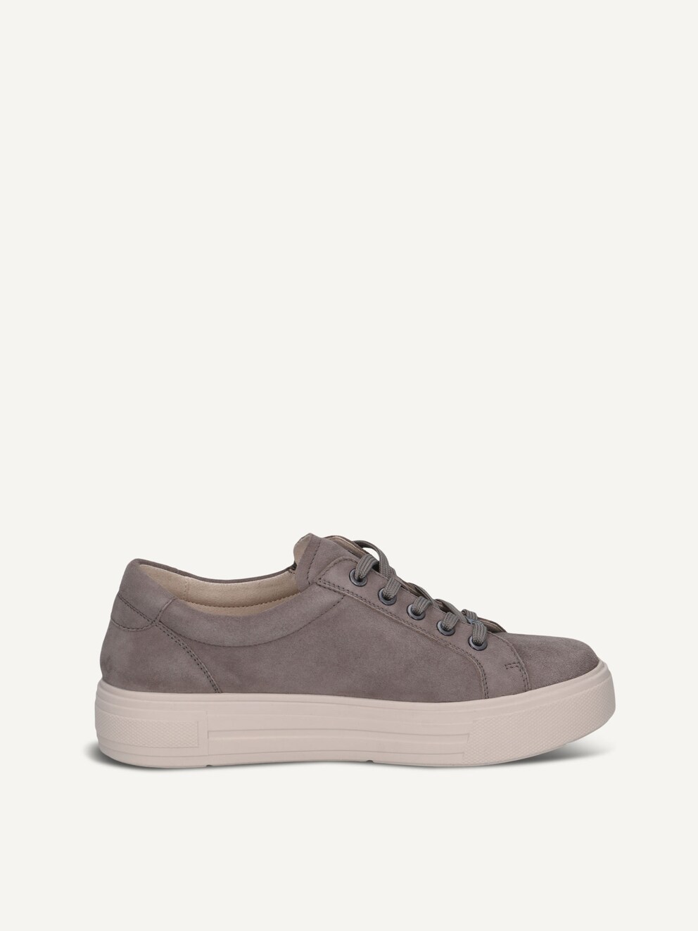 Caprice, Ledersneaker - braun TAUPE SUEDE, Bild 4 von 6