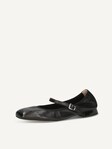 Not selected, Caprice, Leather Ballerina - black BLACK DEER