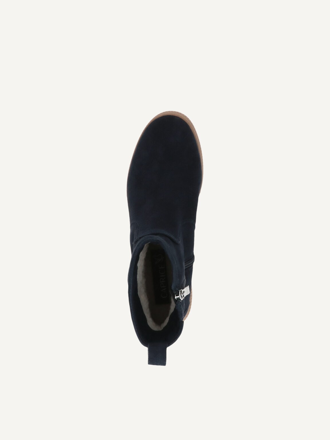 Caprice, Leather Bootie - blue warm lining OCEAN SUEDE, image 6 of 6