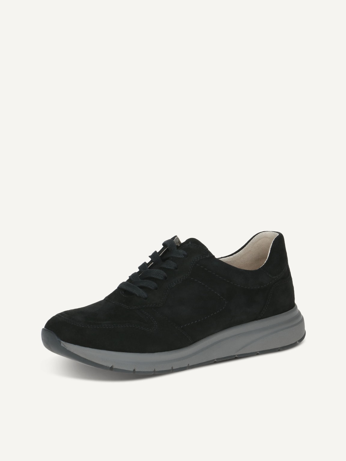 Caprice, Leather Sneaker - black BLACK SUEDE, image 1 of 5