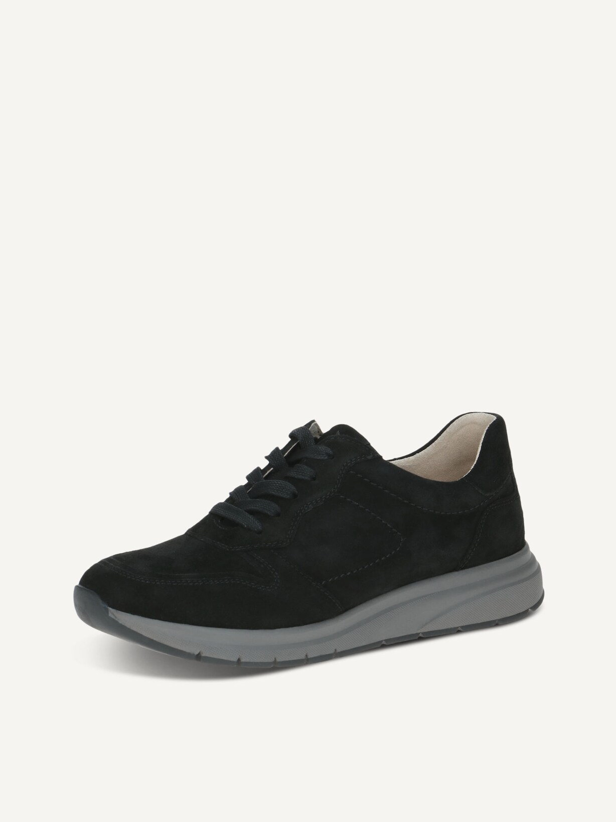 Caprice, Basket en cuir - noir BLACK SUEDE, image 2 sur 5