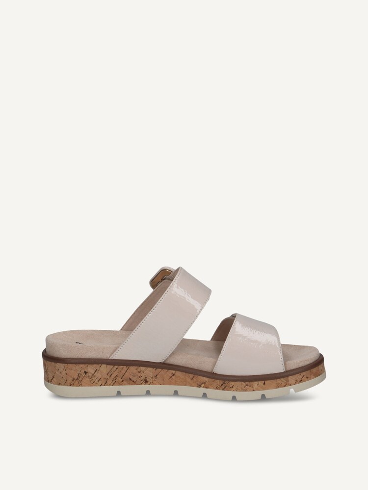 Caprice, Leather Mule - white SNOW NAPLAK, image 4 of 6