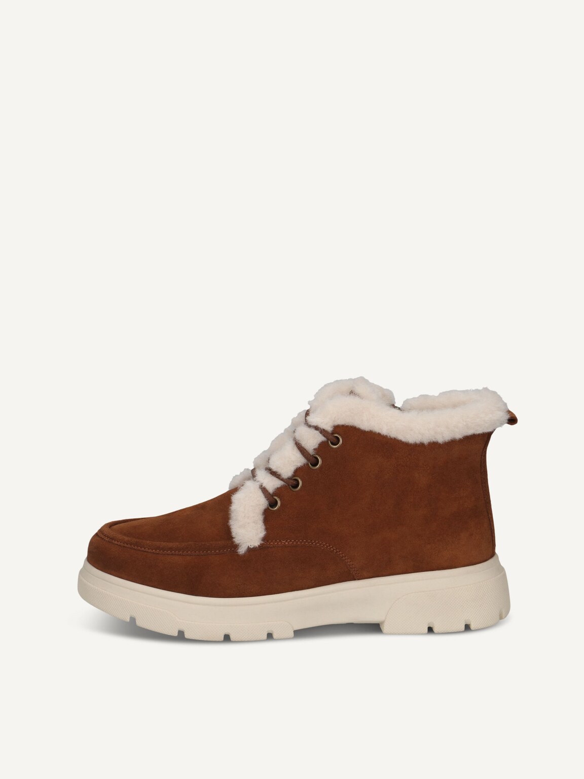 Caprice, Bootie - brown warm lining COGNAC SUEDE, image 2 of 5