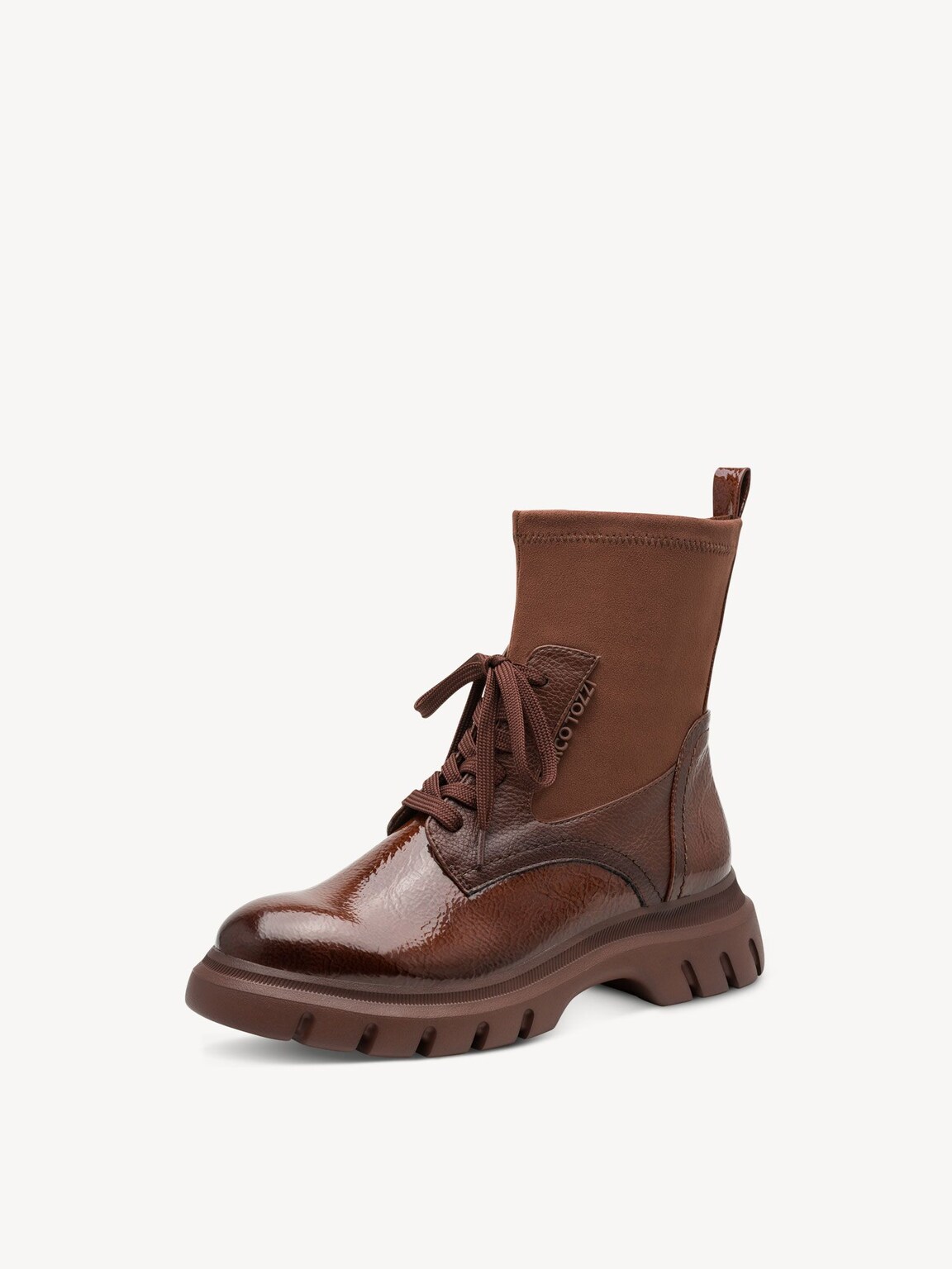 Marco Tozzi, Stiefelette - braun COGNAC PAT.CB., Bild 2 von 6