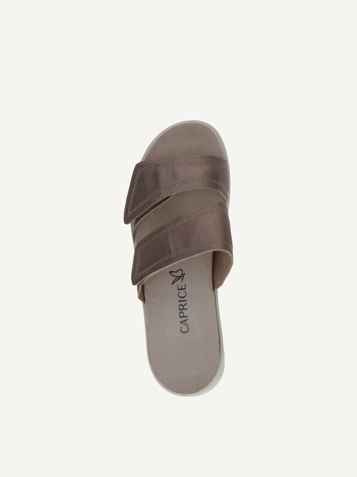 Caprice, Leather Mule - brown TAUPE METALLIC, image 6 of 6