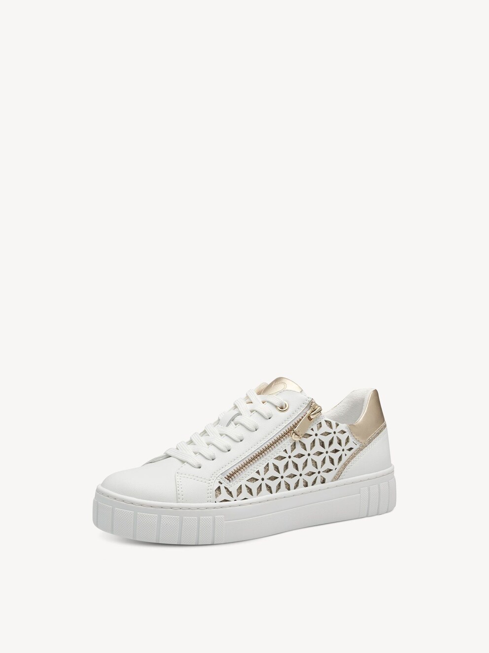 Marco Tozzi, Sneaker - wit WHITE COMB, afbeelding 1 van 7