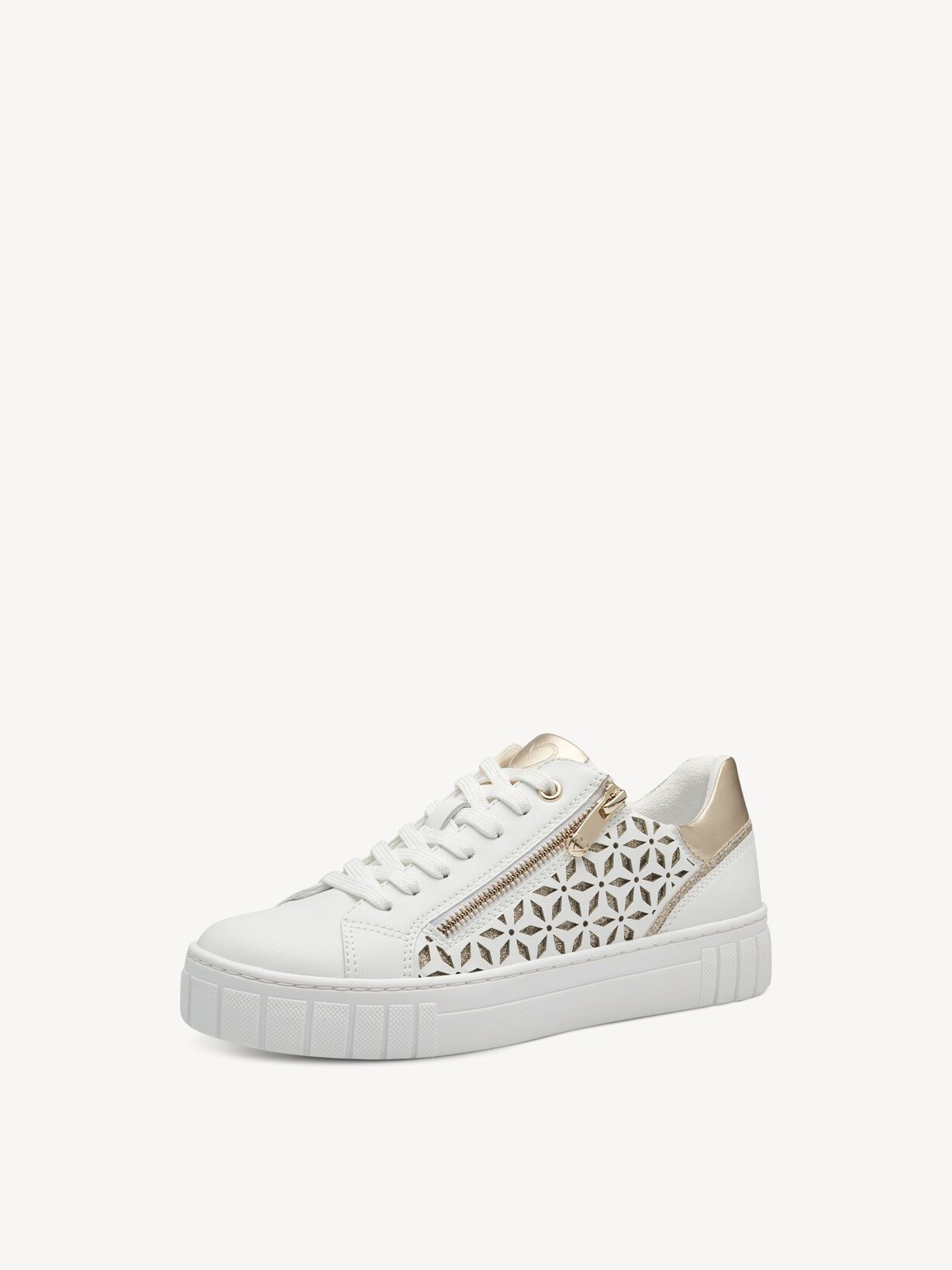 Marco Tozzi, Sneaker - wit WHITE COMB, afbeelding 1 van 7