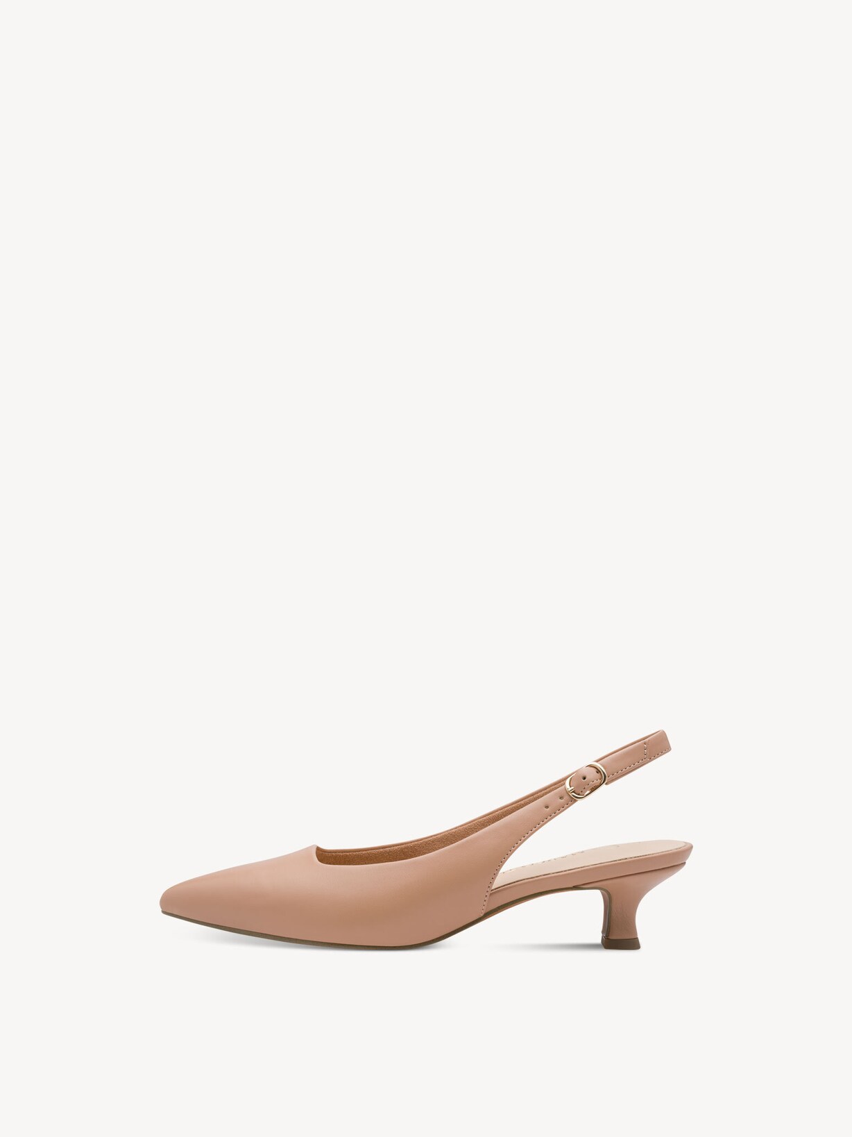 Marco Tozzi, Læder slingpumps - rosa NUDE, billede 2 af 7