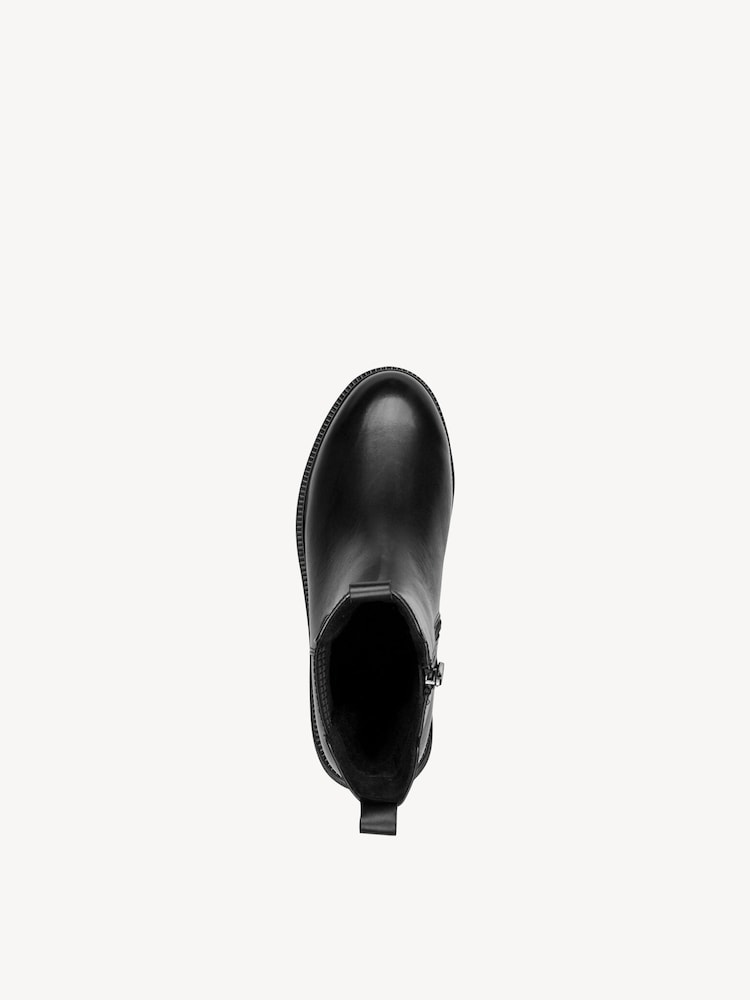 Marco Tozzi, Leder Chelsea Boot - schwarz Warmfutter BLACK, Bild 4 von 7
