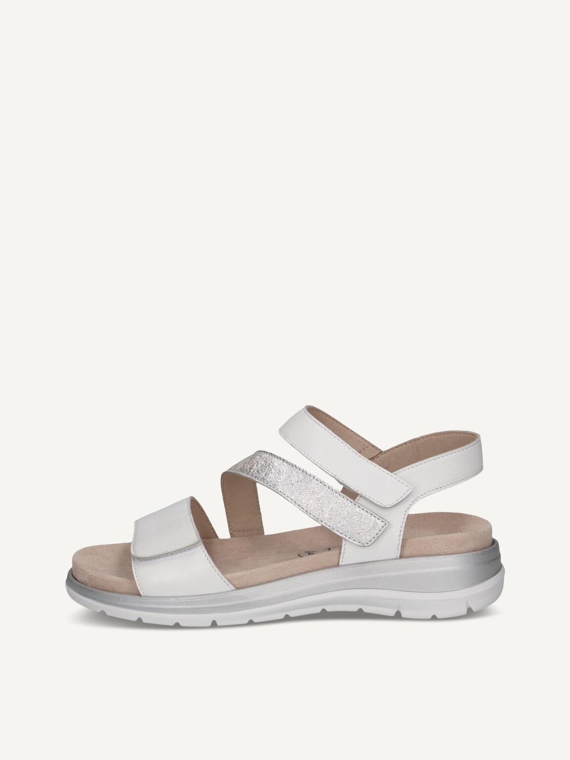 Caprice, Leather Sandal - white WHITE COMB, image 2 of 5