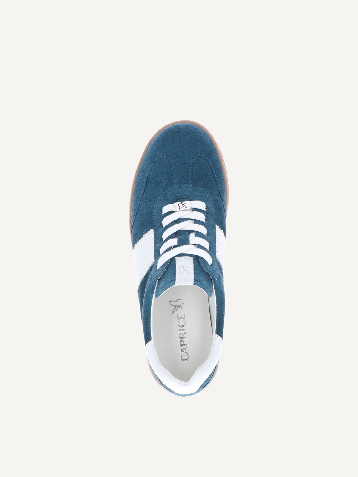 Caprice, Leather Sneaker - blue OCEAN/WHITE, image 5 of 5