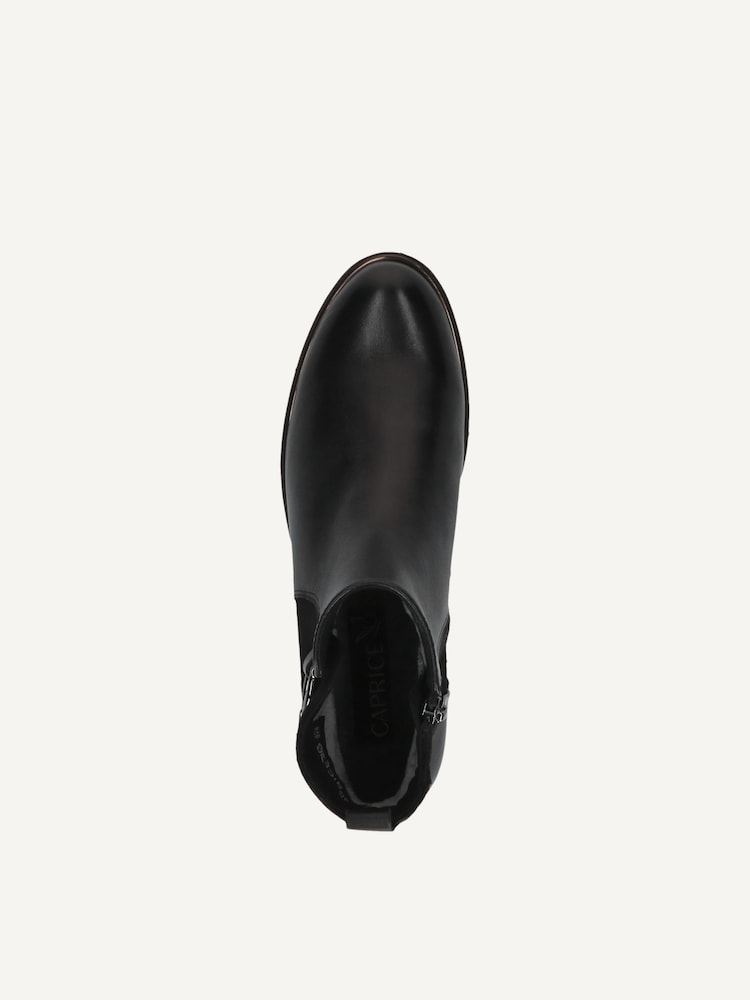 Caprice, Bottine en cuir - noir BLACK COMB, image 4 sur 5