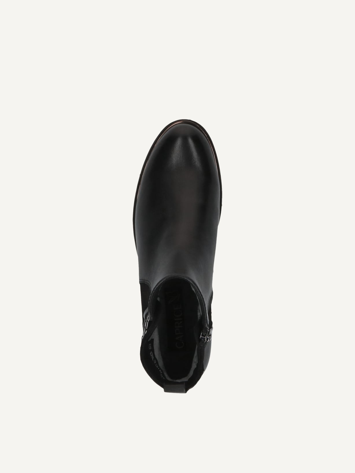 Caprice, Bottine en cuir - noir BLACK COMB, image 4 sur 5