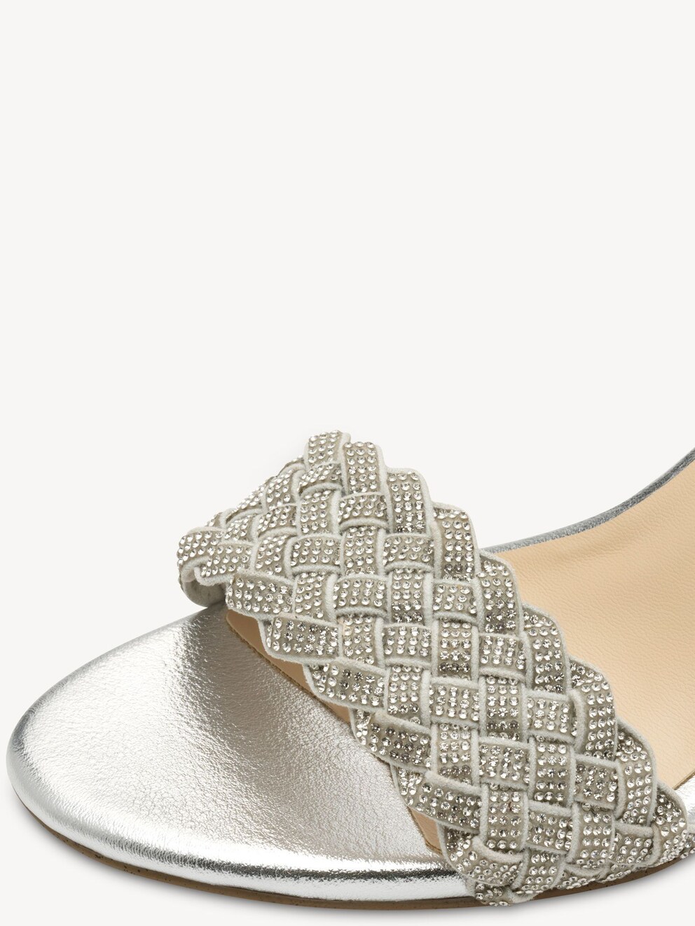 Marco Tozzi, Sandály - stříbro SILVER COMB, obrázek 4 z 6