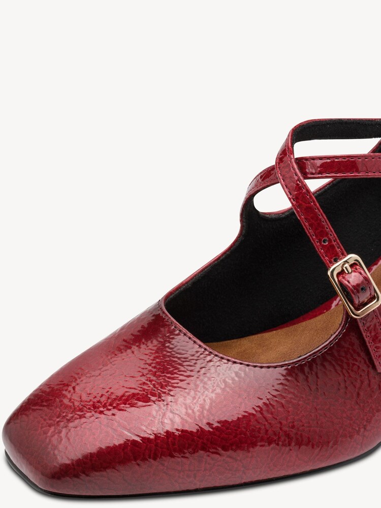 Marco Tozzi, Pumps - rot DK.RED PAT., Bild 5 von 6