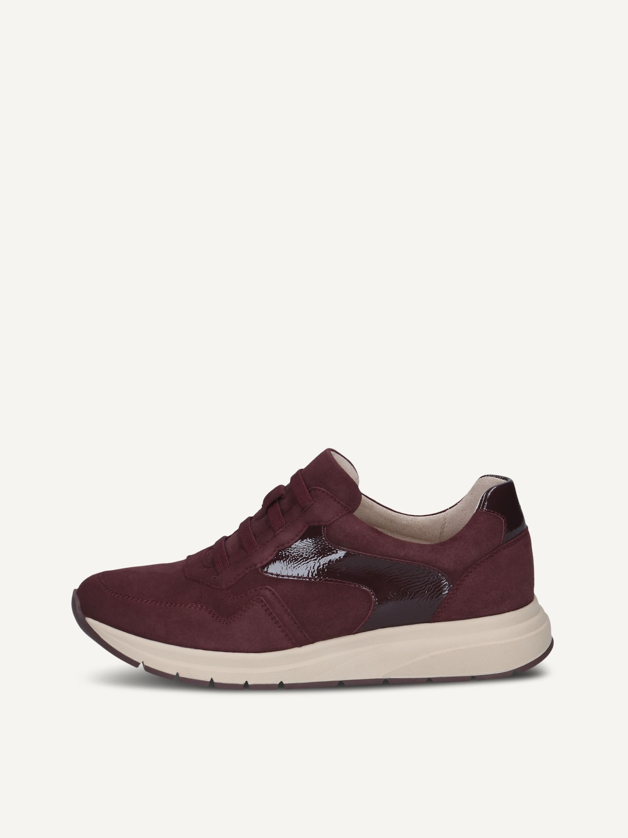 Caprice, Ledersneaker - rot BORDEAUX COMB, Bild 1 von 6