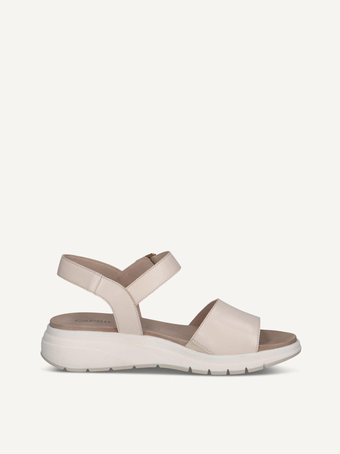 Caprice, Leather Sandal - beige CREAM PERLATO, image 3 of 5