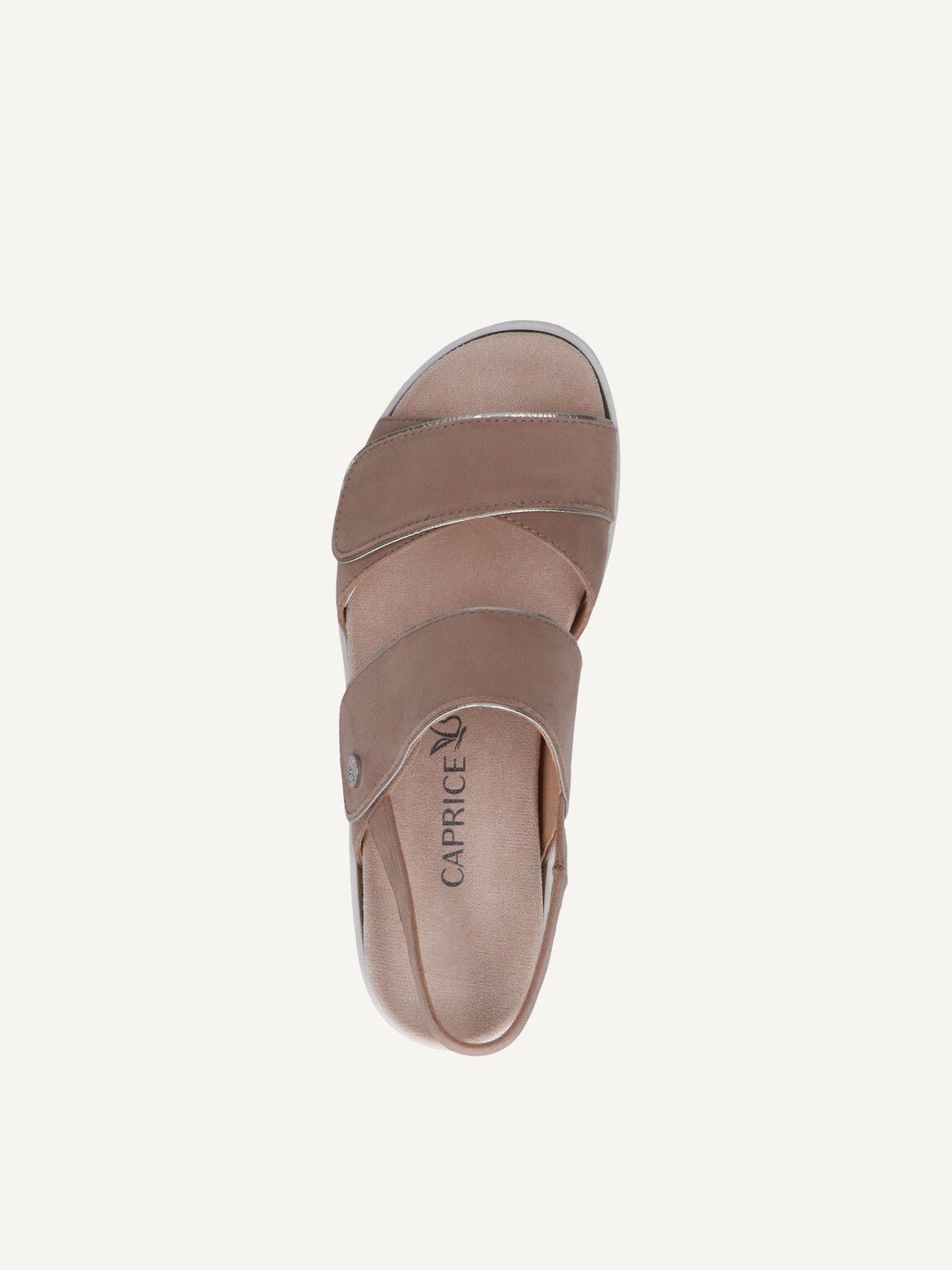 Caprice, Heeled sandal - brown BARK SUEDE, image 5 of 5