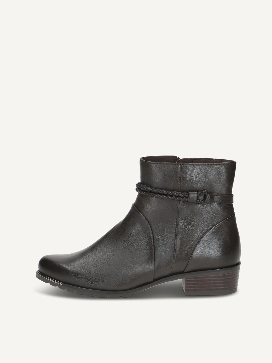 Caprice, Leather Bootie - brown DK BROWN NAPPA, image 2 of 5