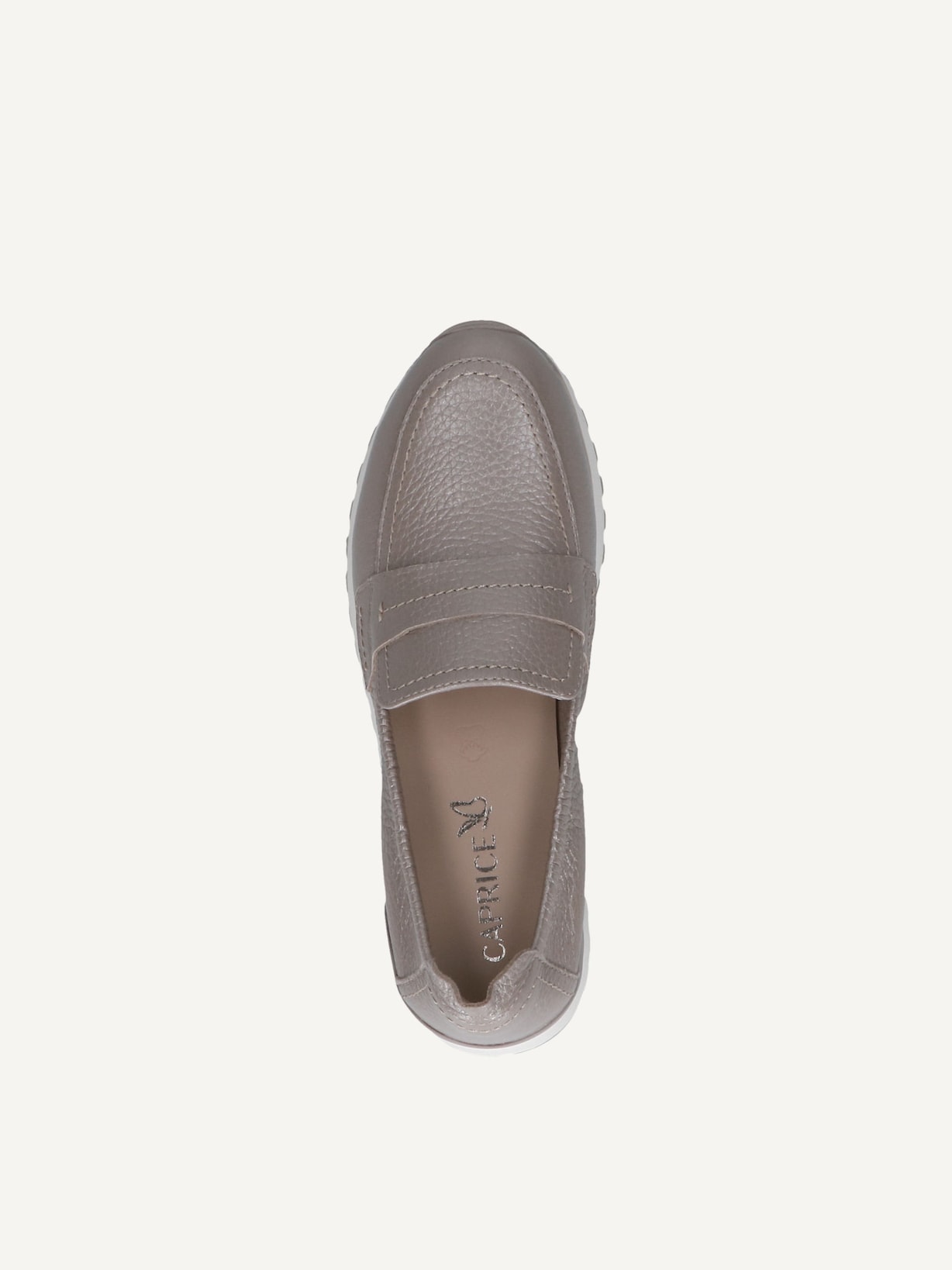 Caprice, Slipper en cuir - gris STONE PER.DEER, image 5 sur 6