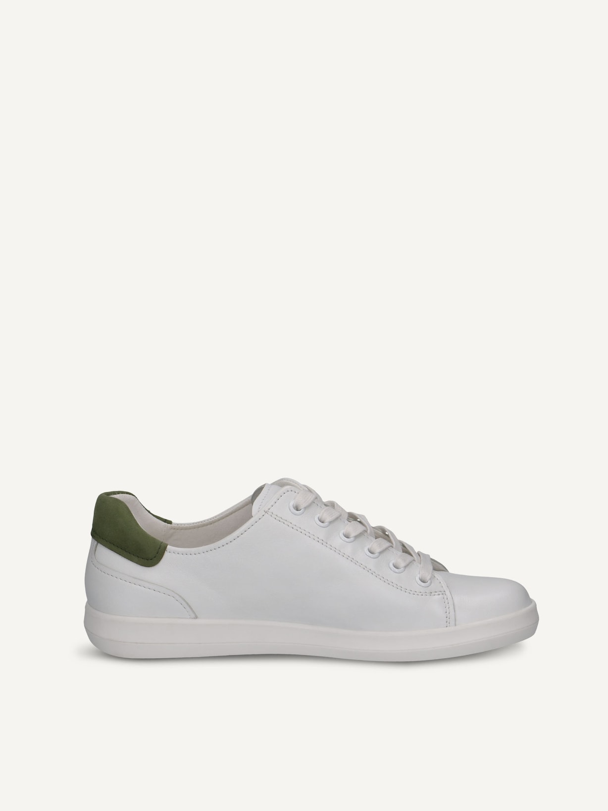 Caprice, Basket en cuir - blanc WHITE/GREEN, image 3 sur 5