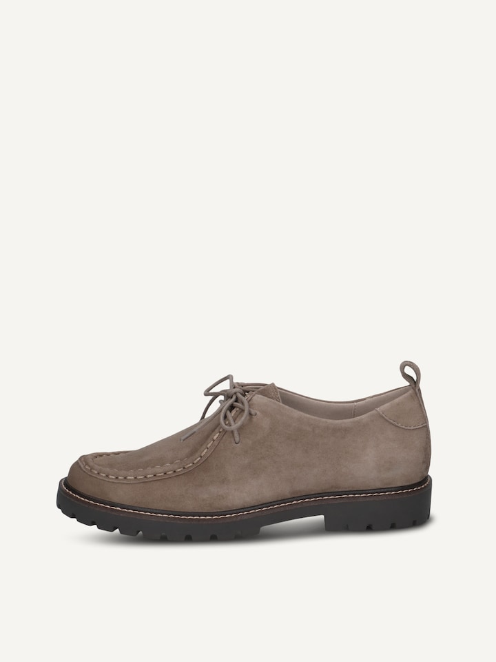 Caprice, Lederhalbschuh - braun TAUPE SUEDE