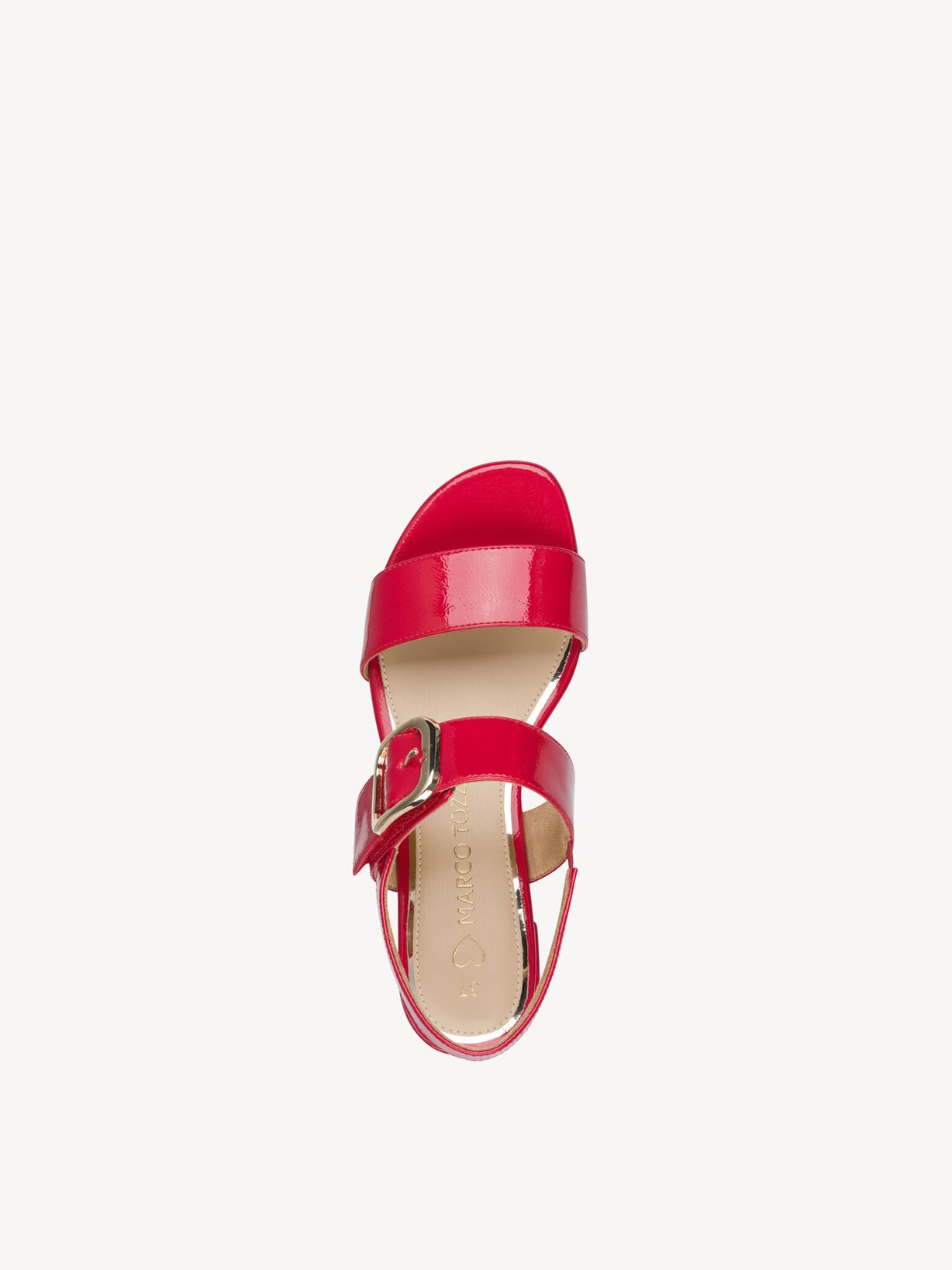 Marco Tozzi, Sandalette - rot RED PATENT, Bild 5 von 6