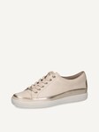 Not selected, Caprice, Leather Sneaker - metallic CREAM COMB