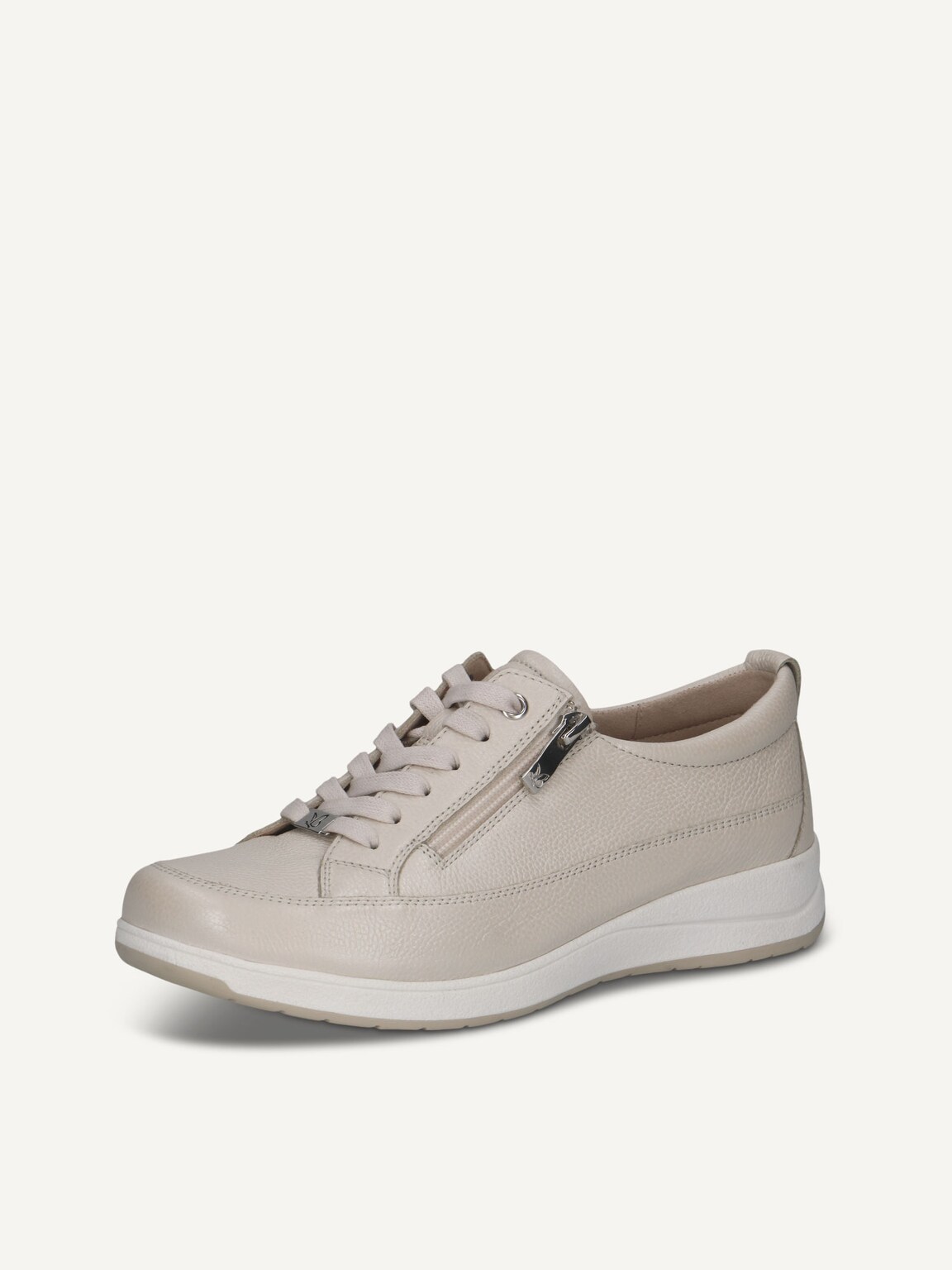 Caprice, Leather Low shoes - white PEARL NAPPA, image 1 of 5