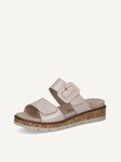 Not selected, Caprice, Leather Mule - white SNOW NAPLAK