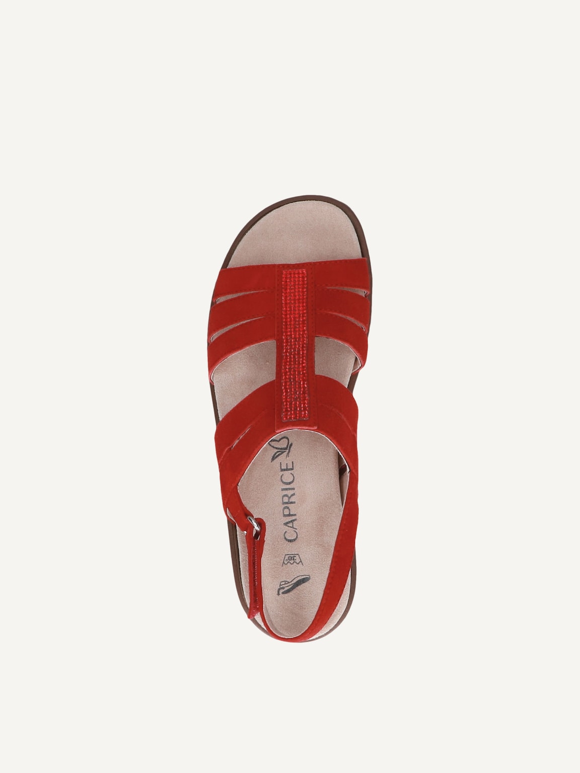 Caprice, Sandal - red RED SUEDE, image 5 of 5