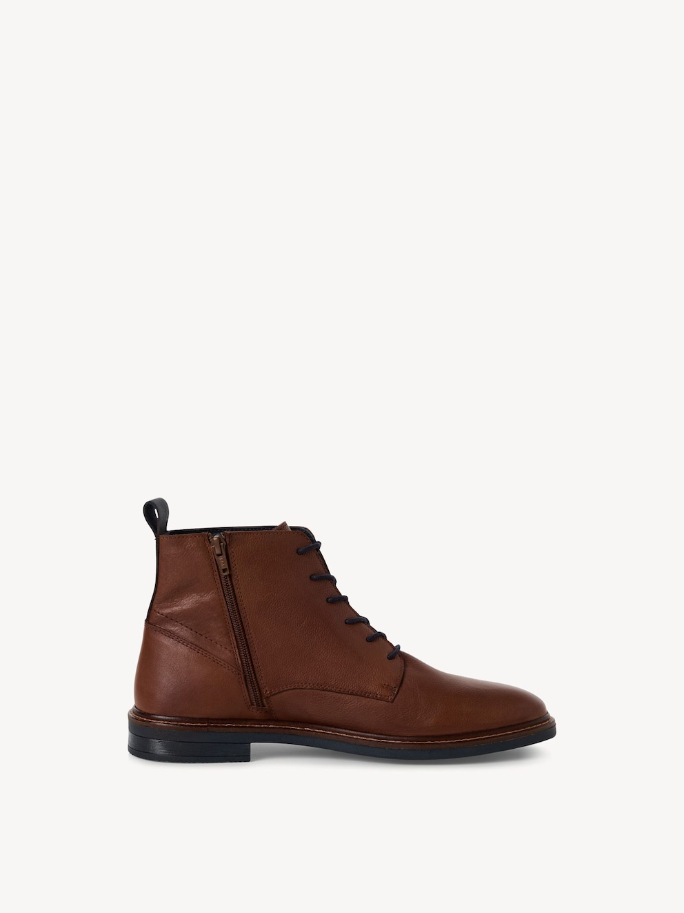 Marco Tozzi, Leren Enkellaarsje - bruin COGNAC COMB, afbeelding 6 van 6