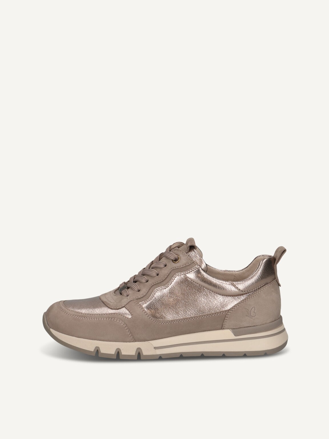 Caprice, Leather Sneaker - beige TAUPE COMB, image 2 of 5