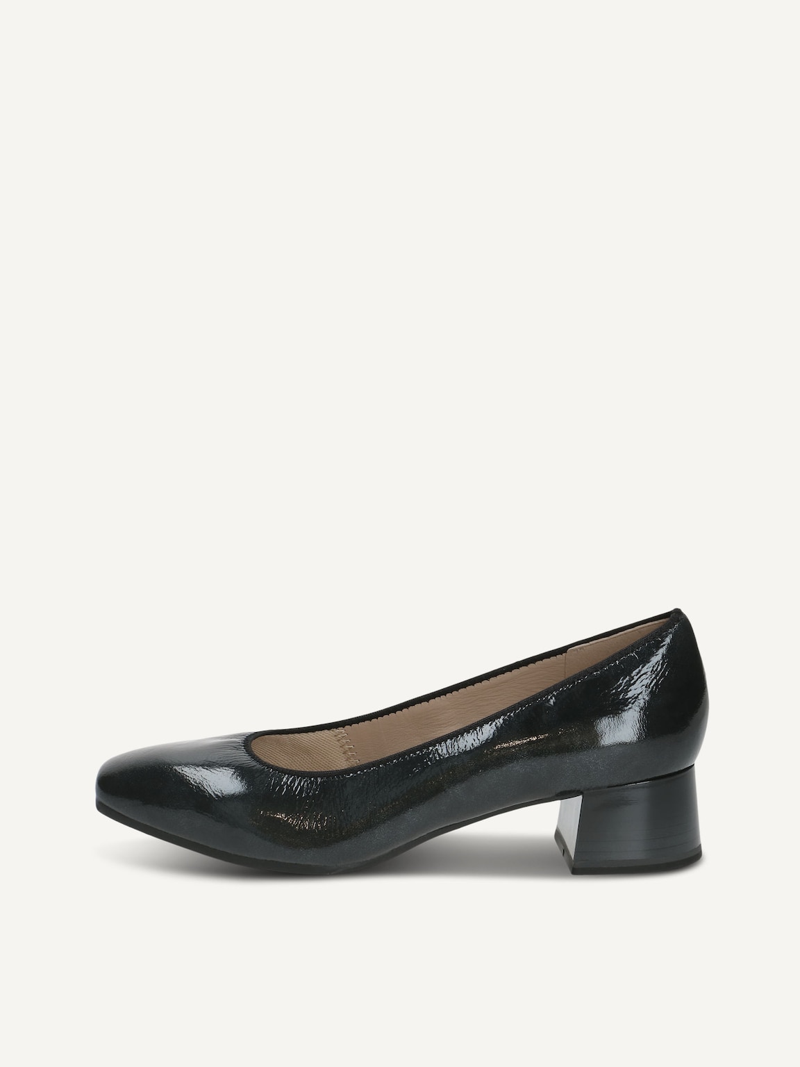 Caprice, Leather Pumps - grey STONE NAPLAK, image 2 of 5