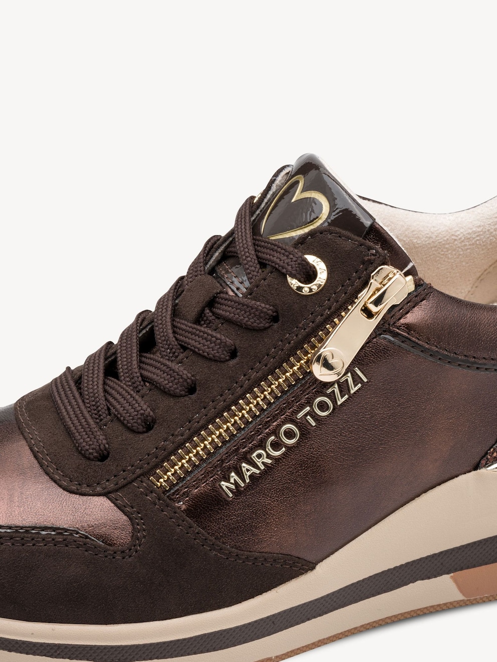 Marco Tozzi, Sneaker - marrone MOCCA COMB, immagine 4 di 6
