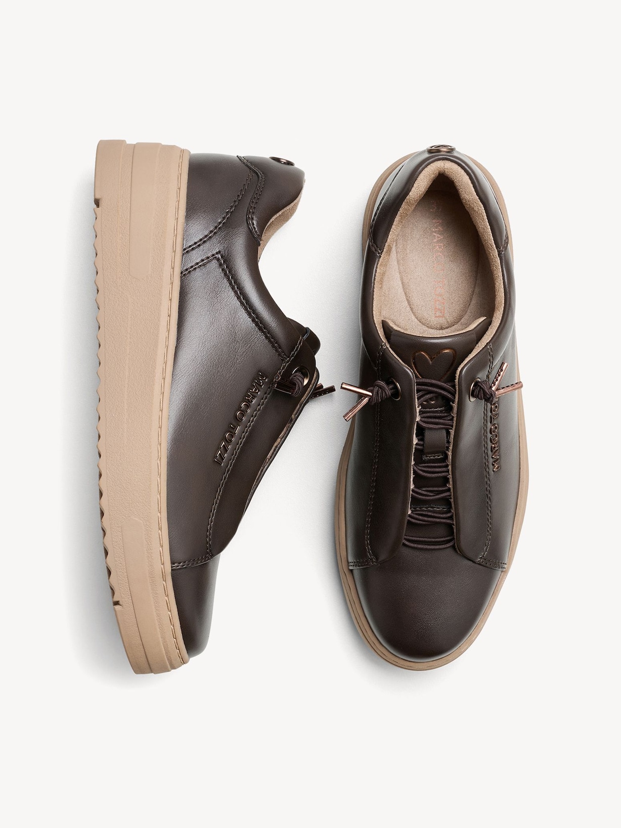 Marco Tozzi, Sneaker - brown MOCCA COMB, image 7 of 7