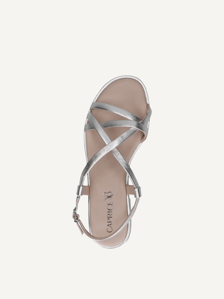 Caprice, Sandale en cuir - métallique PEARL METALLIC, image 5 sur 6