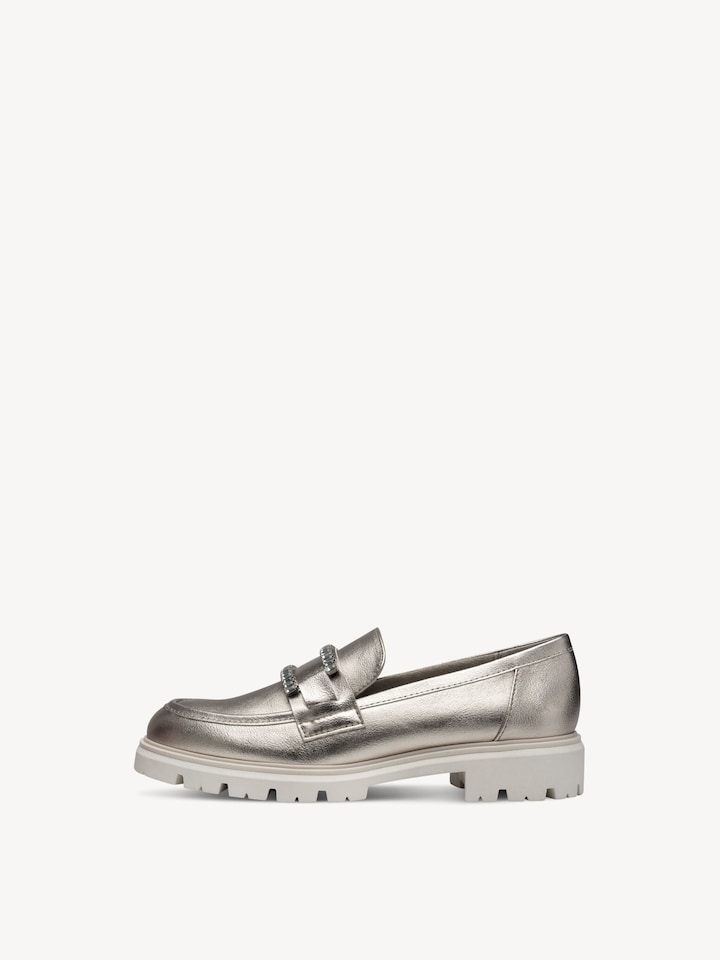 Marco Tozzi, Mocassini - metallico PLATINUM