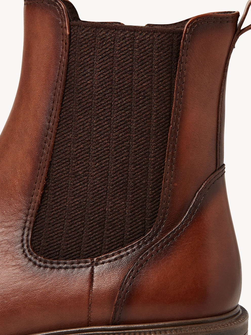 Marco Tozzi, Leren Chelseaboot - bruin COGNAC, afbeelding 4 van 6