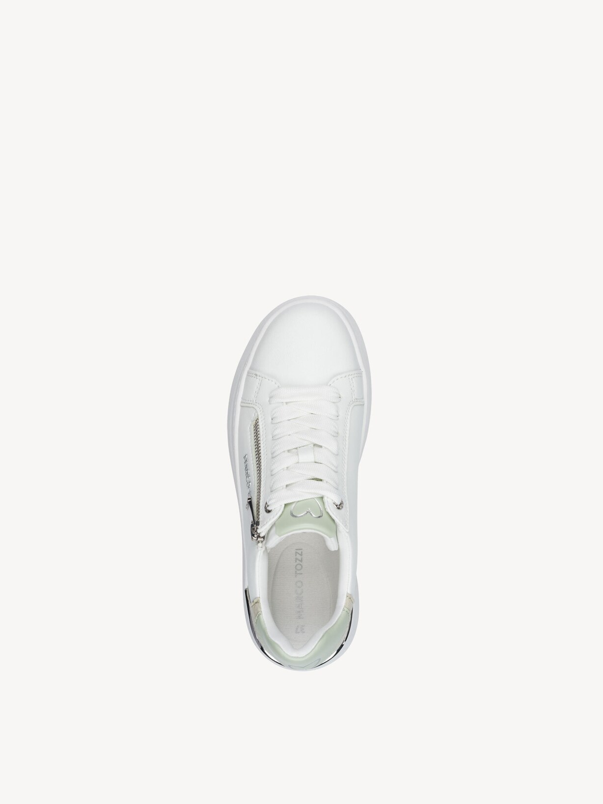 Marco Tozzi, Sneaker - weiß WHITE/MATCHA, Bild 5 von 6