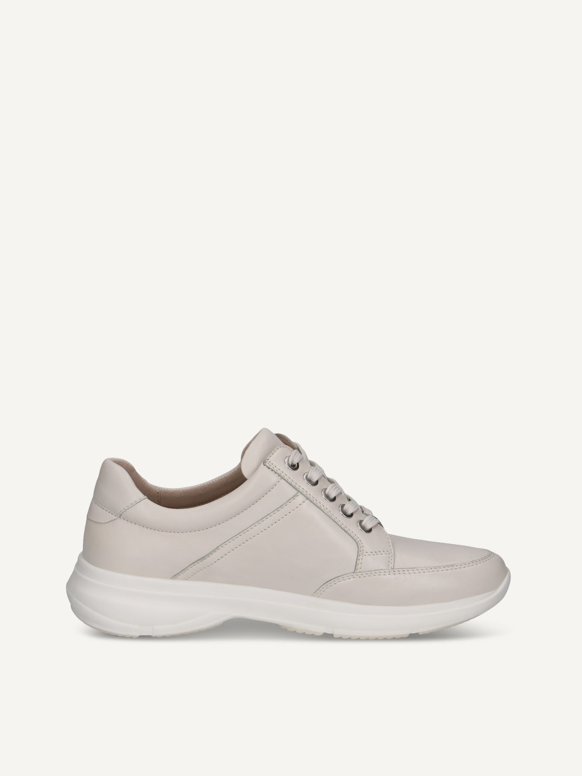 Caprice, Leather Sneaker - white OFFWHITE NAPPA, image 3 of 5