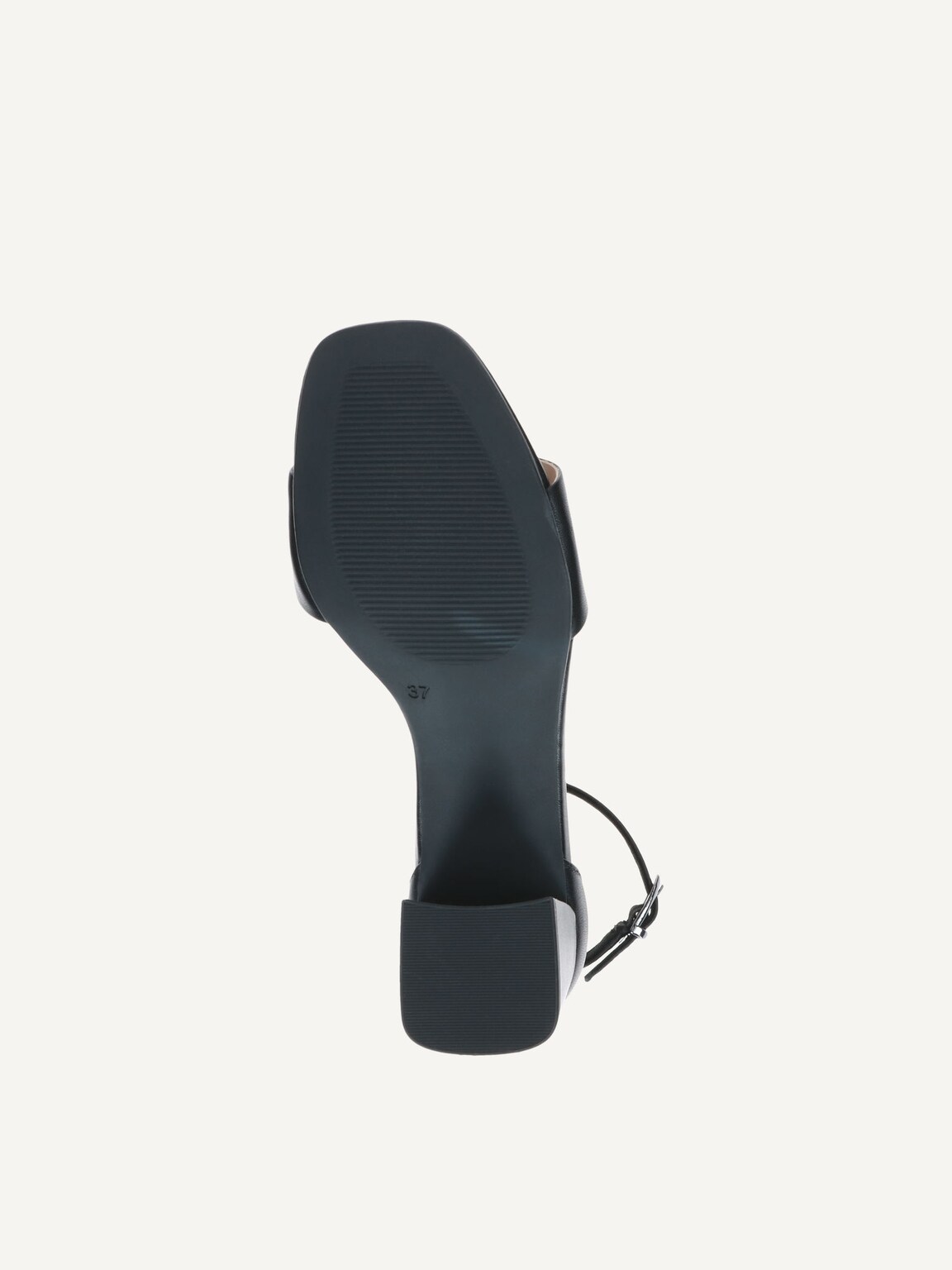 Caprice, Leather Heeled sandal - black BLACK NAPPA, image 4 of 5