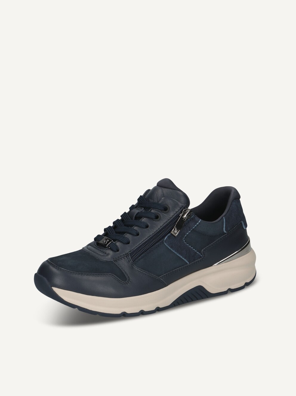 Caprice, Lädersneaker - blå OCEAN COMB, bild 2 av 5