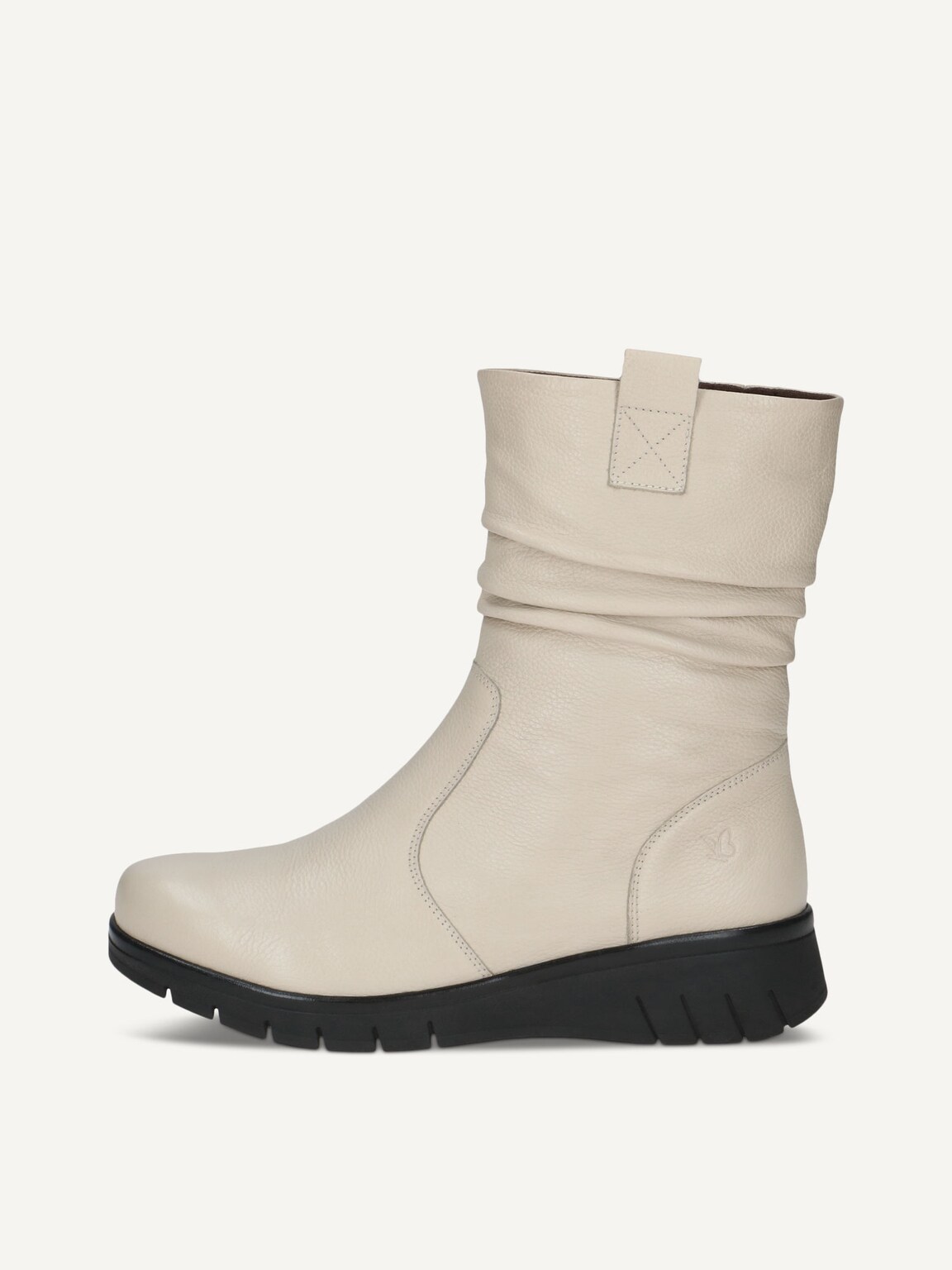 Caprice, Leather Bootie - white warm lining ECRU NAPPA, image 2 of 5