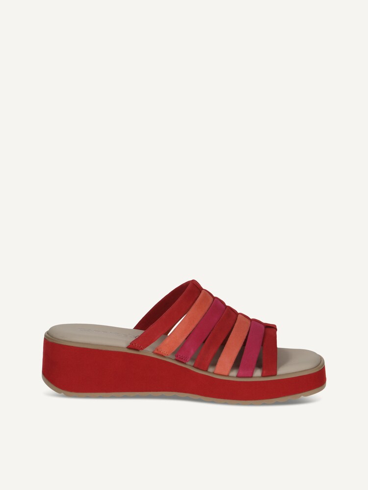 Caprice, Mule en cuir - rouge RED COMB, image 3 sur 5