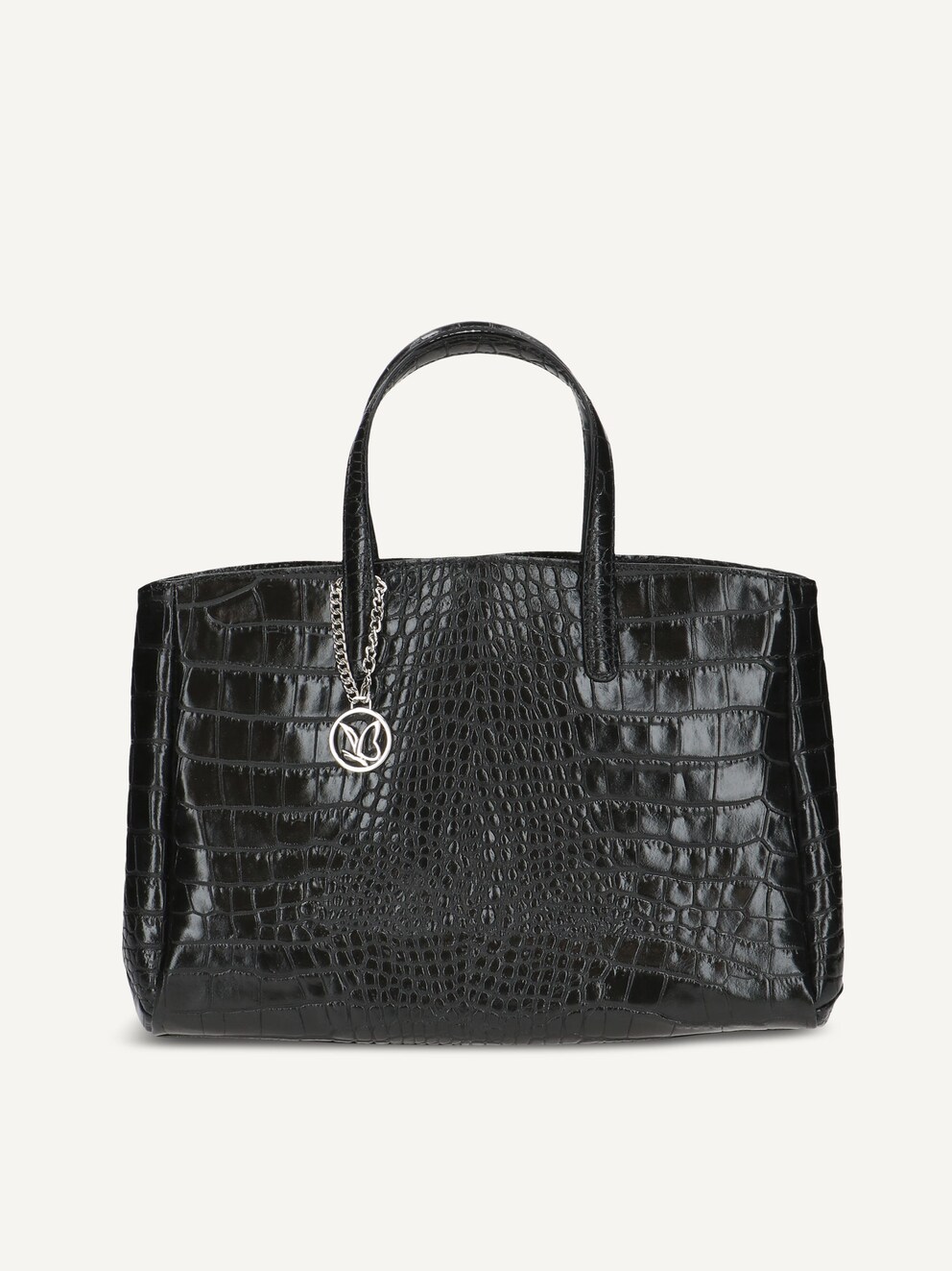 Caprice, Sac à main en cuir - noir BLACK REPTILE, image 1 sur 4