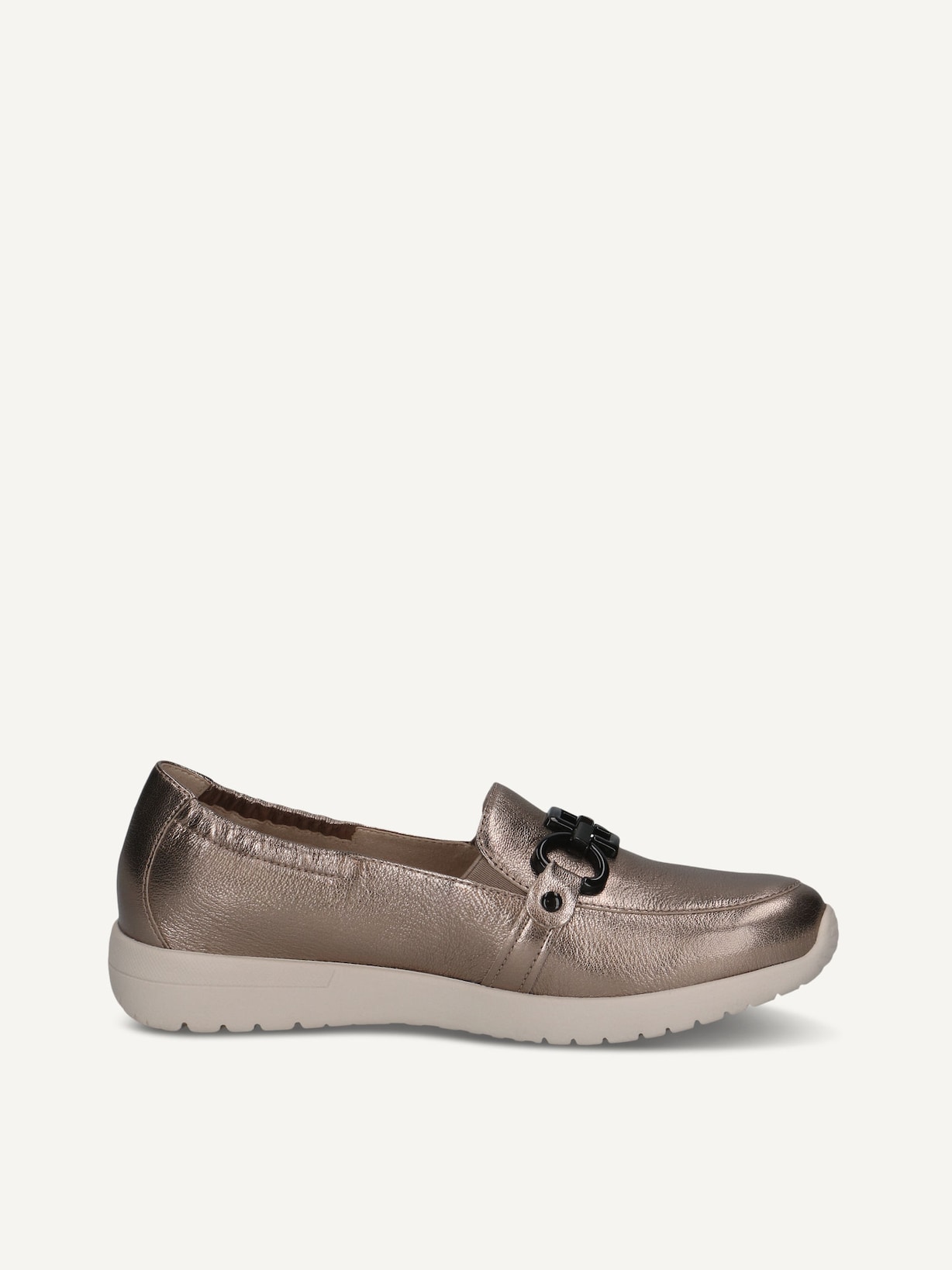 Caprice, Slipper en cuir - marron TAUPE METALLIC, image 4 sur 6