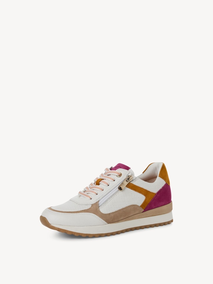 Marco Tozzi, Sneaker - offwhite WHITE/PINK